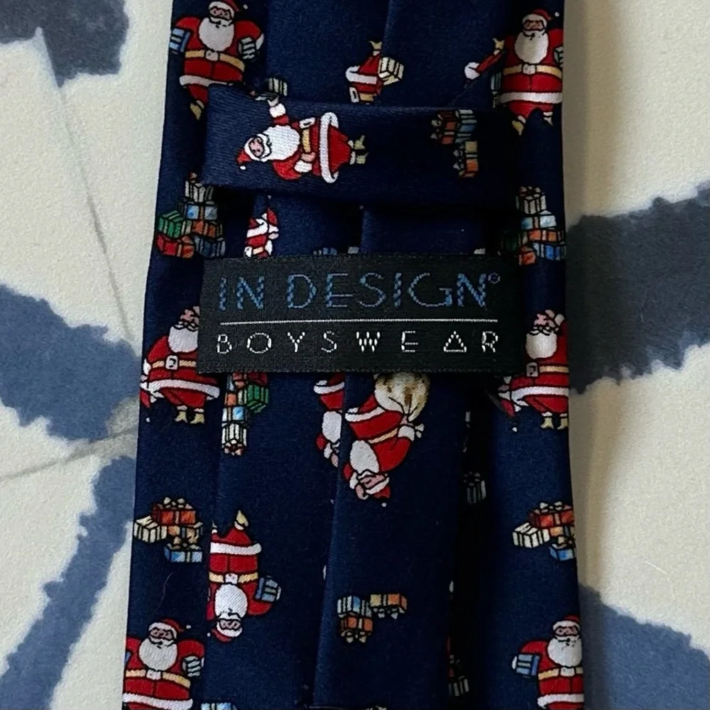 Boys clip-on Christmas tie